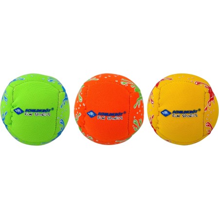 Schildkröt Funsports Set de Mini Pelotas Divertidas de Neopreno, 3 Mini Bolas para Patear, Lanzar, Atrapar, Hacer Malabares, Ø 5