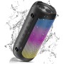 VOSFEEL 2025 Altavoz Bluetooth Inalámbrico Portátil, 30h Batería, Impermeable IPX7, Luces al Ritmo, Estéreo, Llamadas Manos