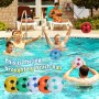 QNUOXEP Pelota de Playa Inflable, Pelota Hinchable Juguetes inflables Pelota, Pelota de Playa Inflable para Fiesta en Piscina