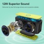 DOSS Speaker Bluetooth, SoundBox Altavoz Bluetooth portátil, Sonido estéreo 12 W, IPX5 Impermeable, 20 Horas de Reproducción,