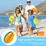 Riisoyu Pelota de Playa, 6 Pelota de Playa Inflable de 30 cm Pelotas de Playa Inflable de Colores para La Piscina Fiestas de