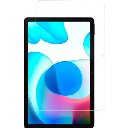 Funda Compatible con OPPO Realme Pad 10.4 Roja Giratoria + Protector de Cristal Templado