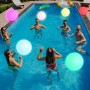 mizikuu Luz de Bañera, Pelota Gigante Hinchable LED IP68 Impermeable Luz Flotante Piscina Juguetes Inflables de Bola de Playa