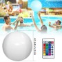 mizikuu Luz de Bañera, Pelota Gigante Hinchable LED IP68 Impermeable Luz Flotante Piscina Juguetes Inflables de Bola de Playa