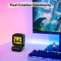 Divoom Ditoo Altavoz Bluetooth Portátil con Pantalla De Píxeles Retro, Control De App De Teléfono Inteligente/Teclado Mecánico