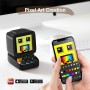 Divoom Ditoo Altavoz Bluetooth Portátil con Pantalla De Píxeles Retro, Control De App De Teléfono Inteligente/Teclado Mecánico