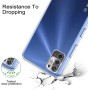 Phoona Funda para OPPO Realme 8/Realme 8 Pro 4G Carcasa con 2 Piezas Cristal Templado,Transparente Silicona TPU Protección Funda