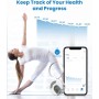 Cinta Métrica Inteligente con Aplicación, Cintas Métricas Bluetooth RENPHO para Medir el Cuerpo, Fitness, Retractable, Mide la