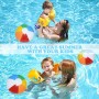 TSHAOUN 3 Pcs Bolas de Playa,Pelota de Playa,Pelota Hinchable Juguetes inflables Pelota,Bolas de flotación para Actividades al