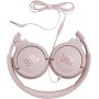 JBL Tune 500 Auriculares supraaurales de cable y control remoto de un solo botón, micrófono incluido, asistente de voz, blanco