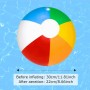MIVAIUN 3 Pack Inflatable Beach Balls,Pelota Hinchable Juguetes inflables Pelota,30 cm Pelota Hinchable Paneles Colores Pelota