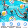OHREN 2 Piezas Pelota de Playa Hinchable Pelotas de Agua Inflables Pelota de Piscina para Niños Adultos Pelota de Playa Inflable