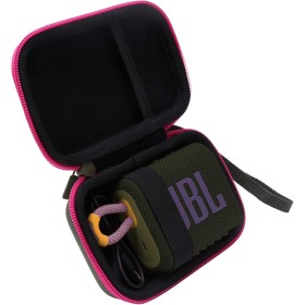 co2CREA Duro Viajar Caja Estuche Funda para JBL GO 4 / JBL GO 3 / Go 3 Eco Altavoz inalámbrico portátil con Bluetooth（Funda