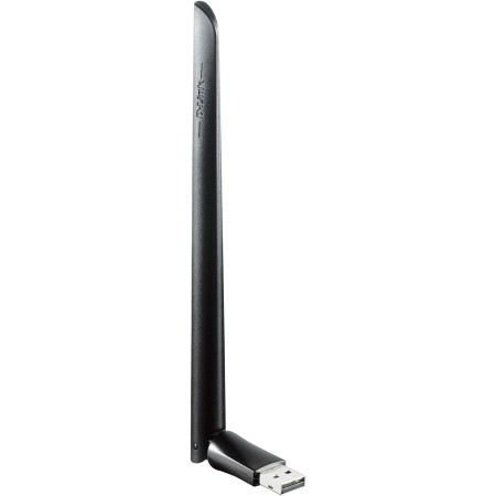 D-Link DWA-172 - Adaptador USB de Red WiFi (AC600, USB 2.0, Antena Externa de Alta Ganancia, Compatible Windows, Mac OS, botón