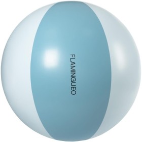 Flamingueo Flotador Gigante, Forma Pelota Hinchable, para Playa y Piscina, PVC Resistente, Diseño Bicolor, Azul, 90 x 90 cm