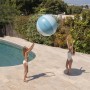 Flamingueo Flotador Gigante, Forma Pelota Hinchable, para Playa y Piscina, PVC Resistente, Diseño Bicolor, Azul, 90 x 90 cm