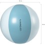 Flamingueo Flotador Gigante, Forma Pelota Hinchable, para Playa y Piscina, PVC Resistente, Diseño Bicolor, Azul, 90 x 90 cm