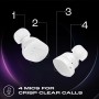 JBL Auriculares Tune Buds In-Ear, inalámbricos, resistentes al agua, cancelación de ruido y tecnología de 4 micrófonos, con