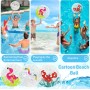 YUEXNKO Pelotas de Playa, 3pcs Pelota de Playa 3D, Pelota de Playa Hinchable, Pelota de Playa para Niños, Pelota de Playa