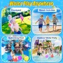 Globos de Agua Reutilizables Autocierre, 6 piezas Globo de Agua de Silicona Colorida Bola de agua llenado Rapido, Piscina Playa