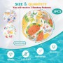 VINEST 3 bolas de agua hinchables de 35 cm, pelotas de agua para niños, veraniego, transparentes, pelotas de agua para bebés,