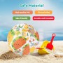 VINEST 3 bolas de agua hinchables de 35 cm, pelotas de agua para niños, veraniego, transparentes, pelotas de agua para bebés,