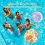 VINEST 3 bolas de agua hinchables de 35 cm, pelotas de agua para niños, veraniego, transparentes, pelotas de agua para bebés,