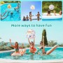 VINEST 3 bolas de agua hinchables de 35 cm, pelotas de agua para niños, veraniego, transparentes, pelotas de agua para bebés,