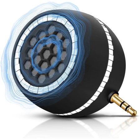 FIYAPOO Mini Altavoz, Portatil Altavoz de línea de teléfono móvil de línea de teléfono móvil de 3W con Conector de 3,5 mm para