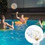 Pelota Playa Hinchable, 2 Piezas Lentejuelas Bola Hinchable, Navidad, Pelota Blanda de PVC para Niños,Pelota Playa Inflable de
