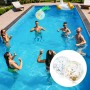 Pelota Playa Hinchable, 2 Piezas Lentejuelas Bola Hinchable, Navidad, Pelota Blanda de PVC para Niños,Pelota Playa Inflable de