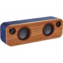 Marley Get Together Mini Altavoz Pórtatil con Bluetooth, Entrada Auxiliar, 10 hs de Batería, Subwoofers de 2,5. Fabricado con