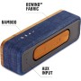 Marley Get Together Mini Altavoz Pórtatil con Bluetooth, Entrada Auxiliar, 10 hs de Batería, Subwoofers de 2,5. Fabricado con