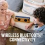 Marley Get Together Mini Altavoz Pórtatil con Bluetooth, Entrada Auxiliar, 10 hs de Batería, Subwoofers de 2,5. Fabricado con