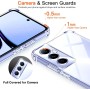 ivoler 3 in 1 Funda para Realme C65 con 2 Piezas Cristal Templado, Transparente Carcasa Protectora Antigolpes Case, Suave TPU