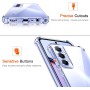 ivoler 3 in 1 Funda para Realme C65 con 2 Piezas Cristal Templado, Transparente Carcasa Protectora Antigolpes Case, Suave TPU