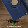 ebestStar - Funda para Realme Pad 10.4 (2021), Carcasa Capa Giratoria, 360 Protectora, Cuero PU Soporte, Azul Oscuro + Cristal