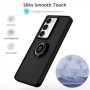 XINYEXIN Funda para Realme 14 Pro+ 5G / Realme 14 Pro Plus 5G, Funda con Soporte de Anillo, TPU + PC Translúcido Anti- Arañazos