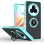 XINYEXIN Funda para Realme 14 Pro+ 5G / Realme 14 Pro Plus 5G, Funda con Soporte de Anillo, TPU + PC Translúcido Anti- Arañazos