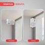 Pyle Sistema de Altavoces, Inalambrico, Impermeable, Waterproof, Exteriores, Interiores, Par de 3.5” de 3 vias, Activo, Pasivo