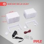 Pyle Sistema de Altavoces, Inalambrico, Impermeable, Waterproof, Exteriores, Interiores, Par de 3.5” de 3 vias, Activo, Pasivo