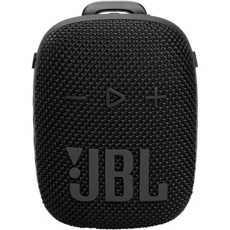 JBL Box Wind 3S - Mini Altavoz Bluetooth potente portátil con refuerzo de graves de Harman Kardon, caja de música con pinza para
