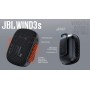 JBL Box Wind 3S - Mini Altavoz Bluetooth potente portátil con refuerzo de graves de Harman Kardon, caja de música con pinza para