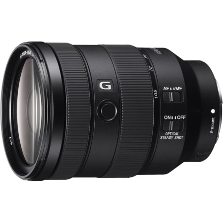 Sony Lente zoom de color negro constante SEL24105G de marco completo con montura en E de 24-105 mm F4