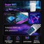 Repetidor WiFi, Potente Amplificador de Señal WiFi, 6 Antenas, 2 Puertos LAN, Extensor WiFi/Router/Repetidor/Ap Modo,