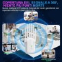 Repetidor WiFi, Potente Amplificador de Señal WiFi, 6 Antenas, 2 Puertos LAN, Extensor WiFi/Router/Repetidor/Ap Modo,