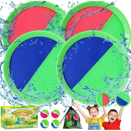 ZMLM Toss Catch Ball Juego de Juguetes: Niños al Aire Libre Juguete de Playa Juego de Bolas de Lanzamiento para jardín, Césped