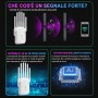 Repetidor WiFi, Potente Amplificador de Señal WiFi, 6 Antenas, 2 Puertos LAN, Extensor WiFi/Router/Repetidor/Ap Modo,