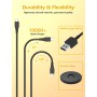 Haiyistar Cargador Base para Bose Soundlink Revolve, Soundlink Revolve+(Series II), Revolve Plus/Plus 2 Speaker (Micro Cable