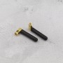 YINETTECH 2 Piezas Mini Antena WiFi Aérea de Doble Banda 2,4 GHz 5,8 GHz 2dBi con Conector Macho RP-SMA de Ángulo Recto para